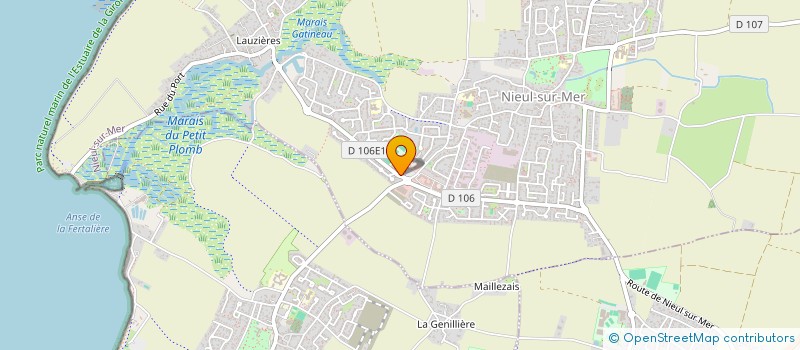 localisation de l'entreprise S'COUP  NIEUL-SUR-MER