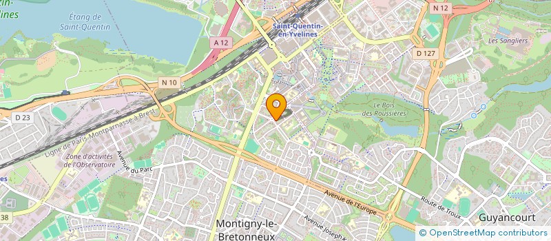 localisation de l'entreprise S'COURS ACADEMY  MONTIGNY-LE-BRETONNEUX