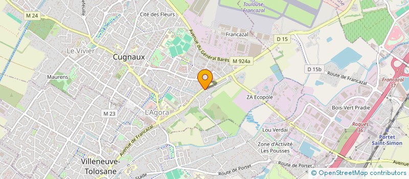 localisation de l'entreprise S.COURSE à CUGNAUX