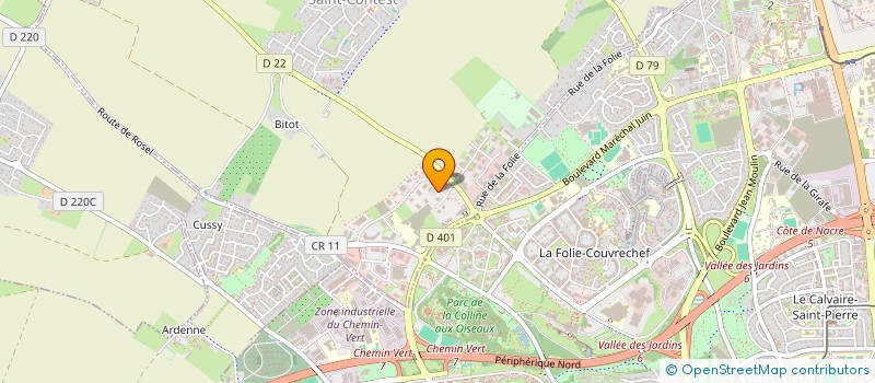 localisation de l'entreprise S COUTURIER INVEST  SAINT-CONTEST