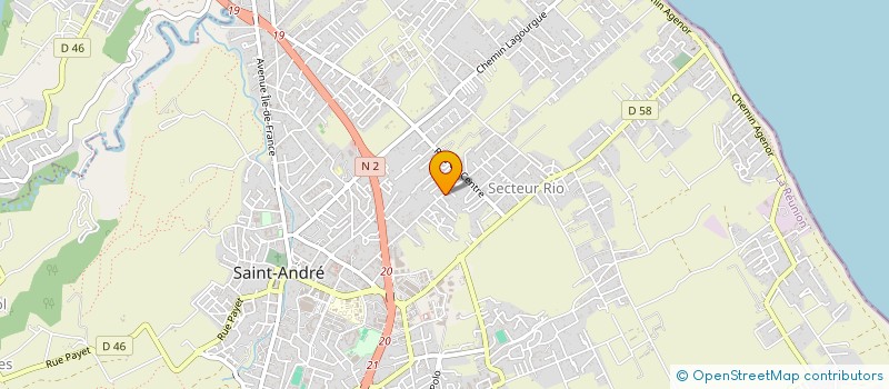 localisation de l'entreprise S'COUTURIERES à SAINT-ANDRE