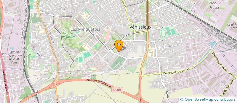 localisation de l'entreprise S-CRAFT  VENISSIEUX