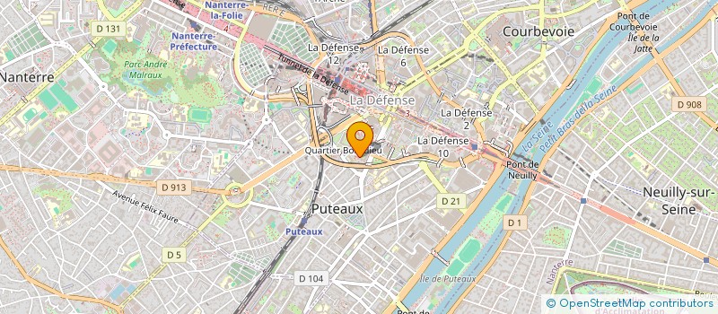 localisation de l'entreprise S-CUBE IMMOBILIER  COURBEVOIE