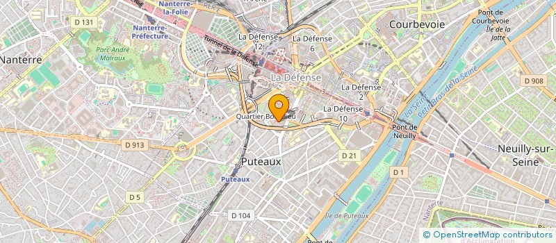 localisation de l'entreprise S-CUBE SOLUTIONS à COURBEVOIE