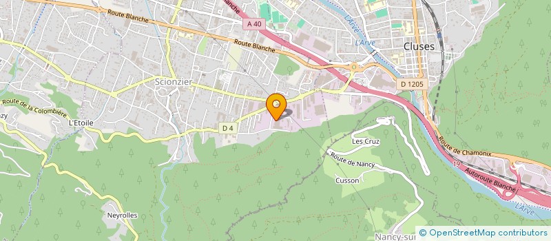 localisation de l'entreprise S D 2 M à SCIONZIER
