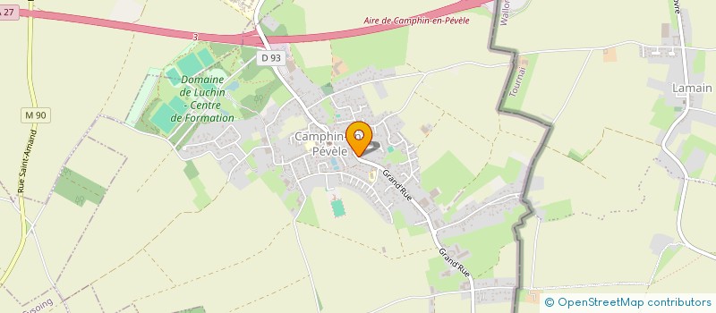 localisation de l'entreprise S.D à CAMPHIN-EN-PEVELE