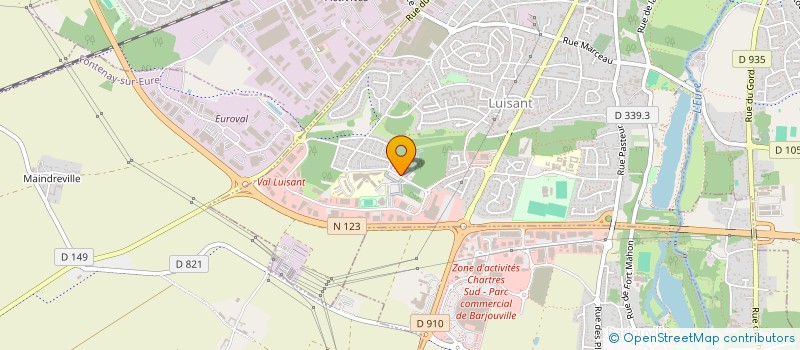 localisation de l'entreprise S.D à LUISANT