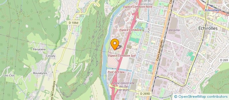 localisation de l'entreprise S&D  ECHIROLLES