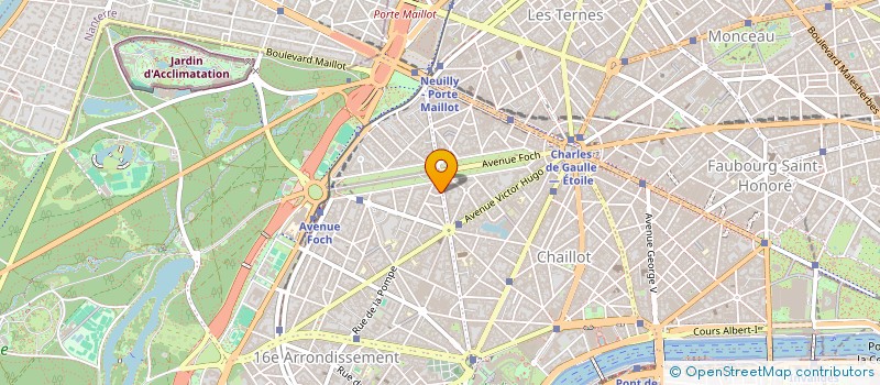 localisation de l'entreprise S.D.A.  PARIS