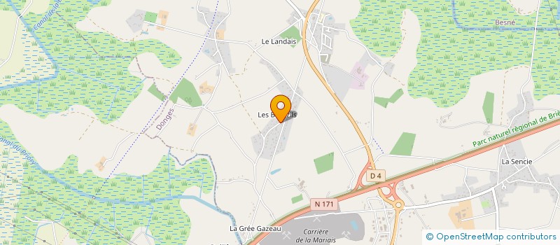 localisation de l'entreprise S.D.A.A. à DONGES