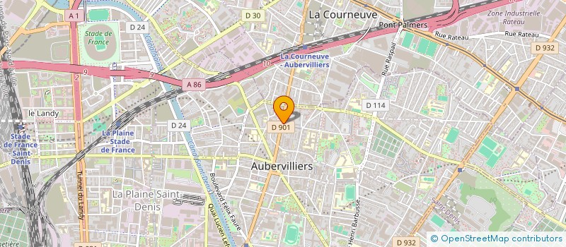 localisation de l'entreprise S.D.A. DISCOUNT LA MEDITERRANEE à AUBERVILLIERS