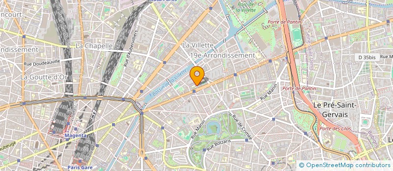 localisation de l'entreprise S.D.A.R.  PARIS