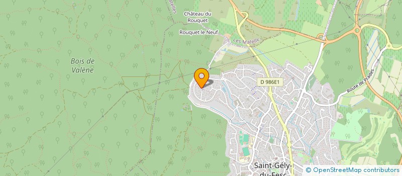 localisation de l'entreprise S.D ARTS ET LOISIRS  SAINT-GELY-DU-FESC