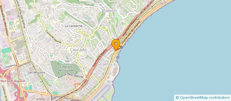 localisation de l'entreprise S D BA  NICE