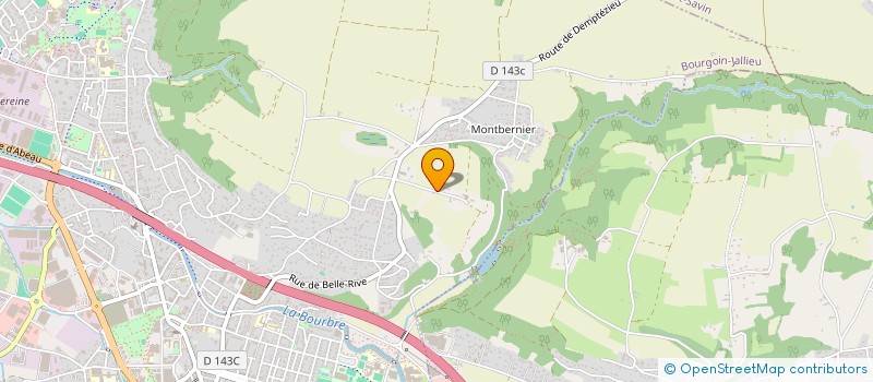 localisation de l'entreprise S & D BONNET  BOURGOIN-JALLIEU