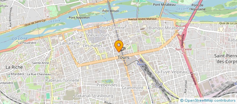 localisation de l'entreprise S.D.C. à TOURS