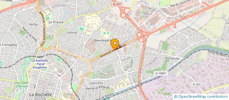 localisation de l'entreprise S.D.C  LA ROCHELLE