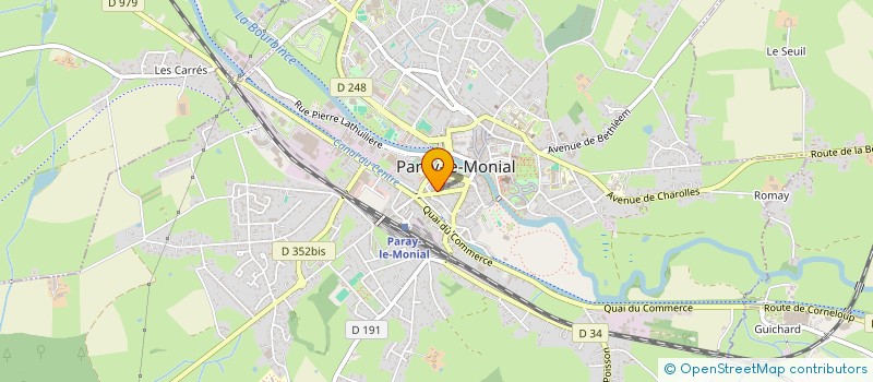 localisation de l'entreprise S D C  PARAY-LE-MONIAL