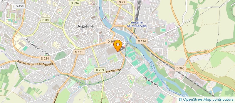 localisation de l'entreprise S.D.C.INVESTISSEMENTS à AUXERRE