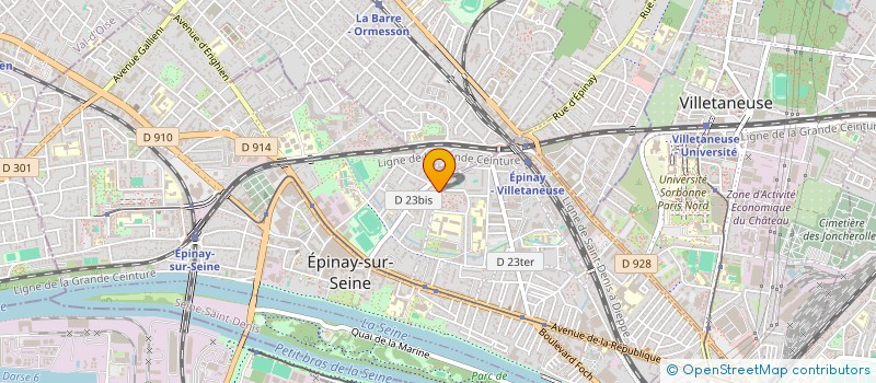 localisation de l'entreprise S.D.C. LE CLOS DES SANSONNETS à EPINAY-SUR-SEINE