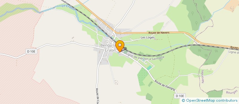 localisation de l'entreprise S-D CHAUFFAGE  BENGY-SUR-CRAON