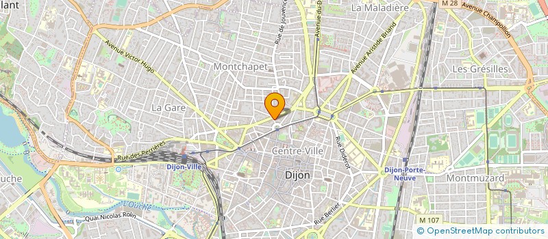 localisation de l'entreprise S.D. CONCEPT 21 à DIJON