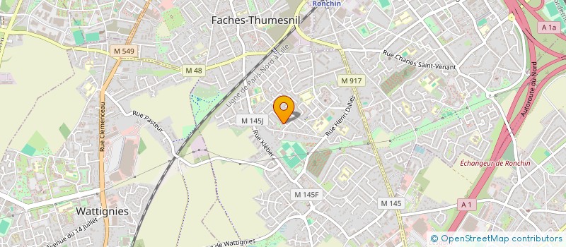 localisation de l'entreprise S&D CONSULTING  FACHES-THUMESNIL