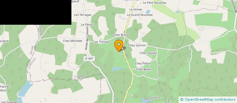 localisation de l'entreprise S.D COUVERTURE ZINGUERIE  MONTMERAC