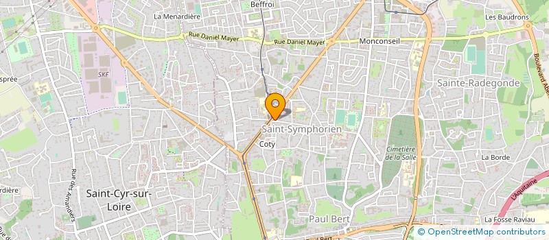localisation de l'entreprise S.D.D.A. (SOCIETE DE DISTRIBUTION ALIMENTAIRE) à TOURS