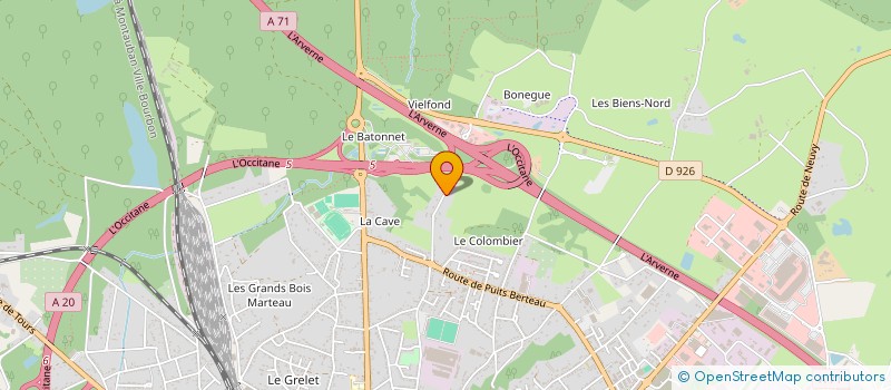 localisation de l'entreprise S.D.D. MACONNERIE-MULTISERVICE  VIERZON