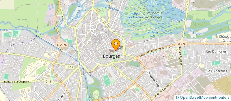 localisation de l'entreprise S.D.D.P.  BOURGES