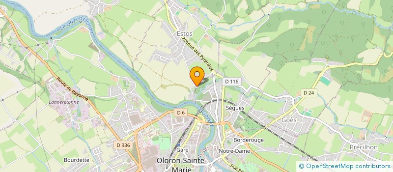 localisation de l'entreprise S D D T  ESTOS