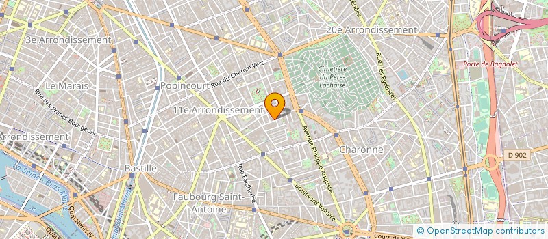 localisation de l'entreprise S.D.E. COSMETIQUES  PARIS