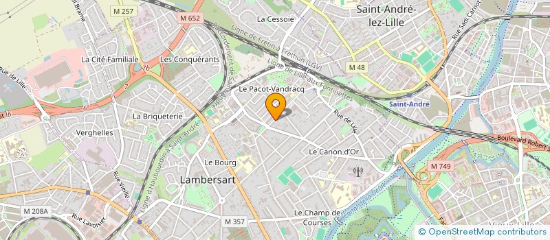 localisation de l'entreprise S.D.E.I à LAMBERSART