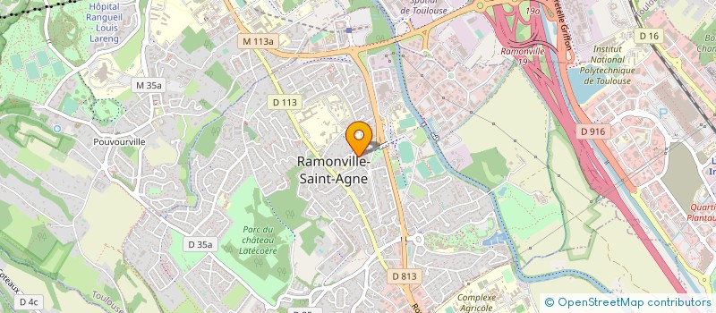 localisation de l'entreprise S.D.E.M. à RAMONVILLE-SAINT-AGNE