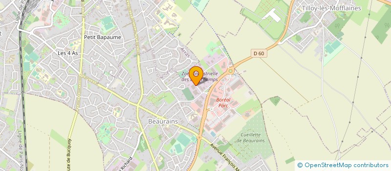localisation de l'entreprise S.D.E. MENUISERIE à BEAURAINS