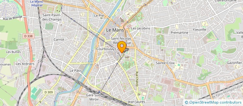 localisation de l'entreprise S.D.E.V à LE MANS