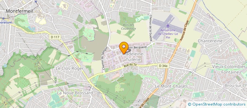 localisation de l'entreprise S.D. EMBALLAGES à CHELLES