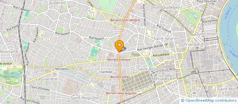 localisation de l'entreprise S.D.F. LANDUREAU VERDURE  BORDEAUX