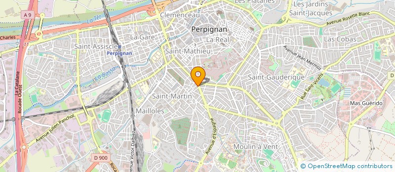 localisation de l'entreprise S.D.F ROUBIO NICOLAS & SUARES LAURENT  PERPIGNAN