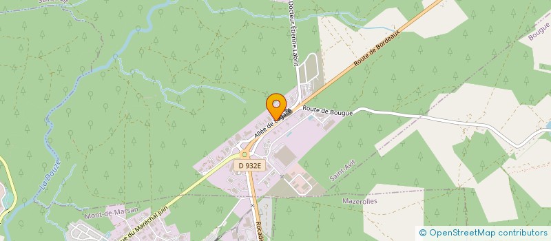 localisation de l'entreprise S.D.G  SAINT-AVIT