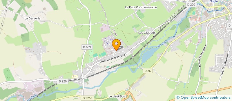 localisation de l'entreprise S D G à RAI