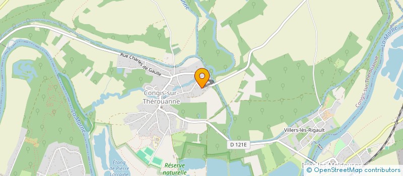 localisation de l'entreprise S.D.G.  CONGIS-SUR-THEROUANNE