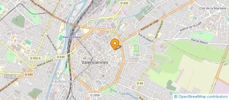localisation de l'entreprise S.D.H. à VALENCIENNES