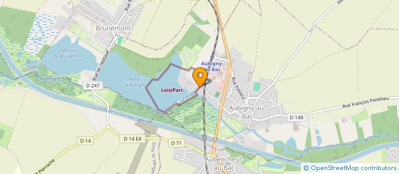 localisation de l'entreprise S.D.I.E.M SOCIETE DE DEVELOPPEMENT ET D'INVESTISSEMENT ESNARD MASQUELIER à AUBIGNY-AU-BAC