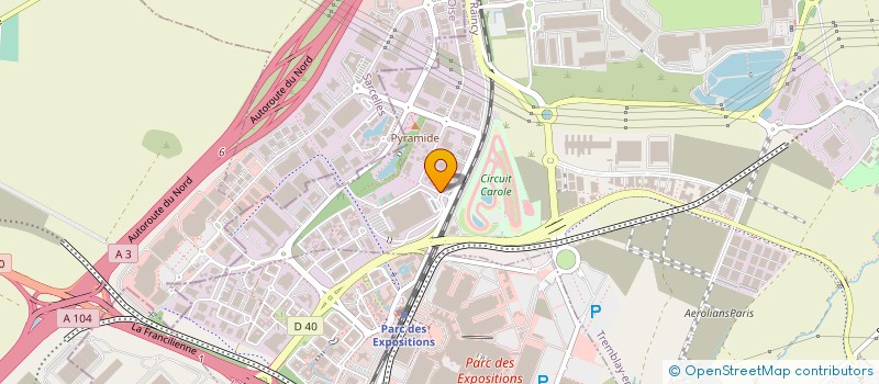 localisation de l'entreprise S.D.I EXPRESS à GENNEVILLIERS
