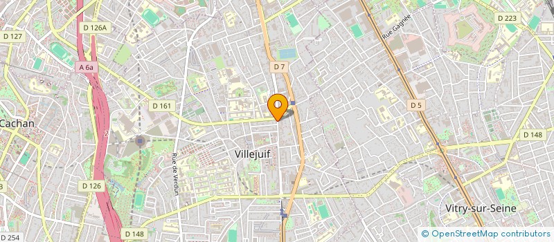 localisation de l'entreprise S.D.I IMMOBILIER à VILLEJUIF