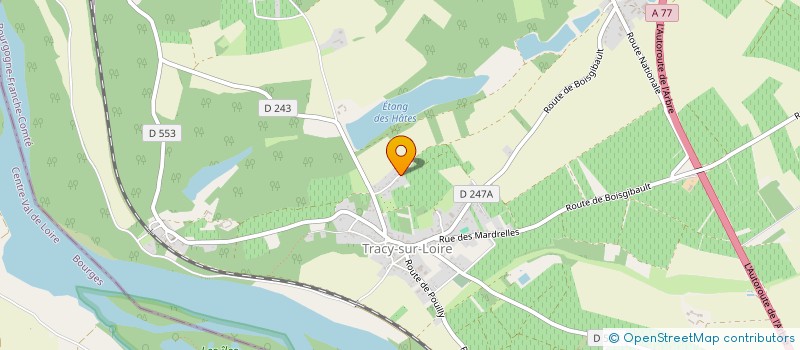 localisation de l'entreprise S&D IMMO à TRACY-SUR-LOIRE