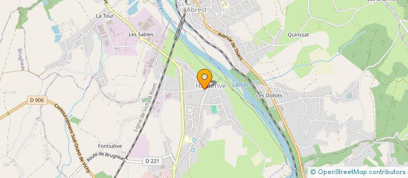 localisation de l'entreprise S.D IMMOBILIER à HAUTERIVE