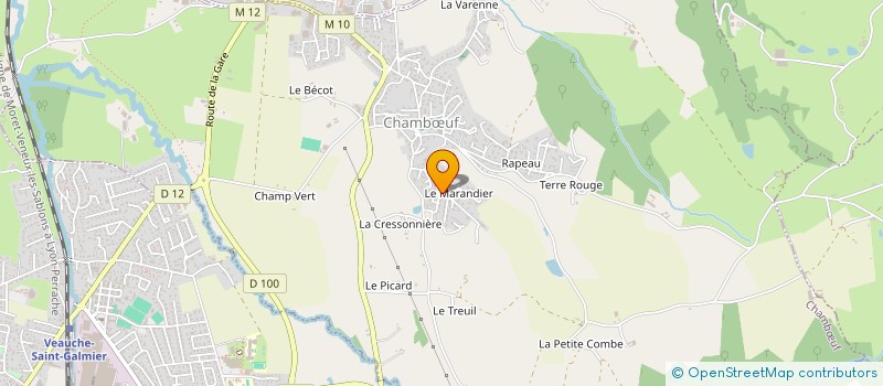 localisation de l'entreprise S&D IMMOBILIER  CHAMBUF